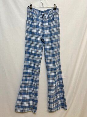 Vintage 70s plaid Levi's bell bottoms